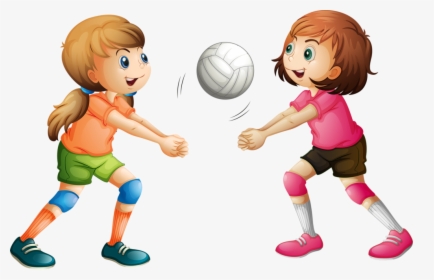 Kid Clipart Volleyball - Sports Word Clip Art, HD Png Download, Transparent PNG