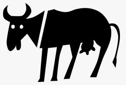Vector Illustration Of Dairy Farm Milking Cow, HD Png Download, Transparent PNG