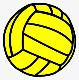 Gold Volleyball Png - Black And Yellow Volleyball, Transparent Png, Transparent PNG
