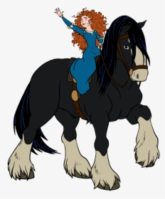 Brave Merida And Horse, HD Png Download, Transparent PNG