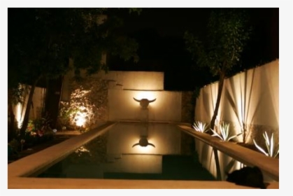 Colonial Casa In Merida With Stunning Lap Pool - Landscape Lighting, HD Png Download, Transparent PNG