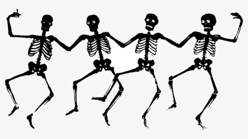 Skeletons, Human, Dancing, Funny, Halloween - Halloween Clipart Free, HD Png Download, Transparent PNG