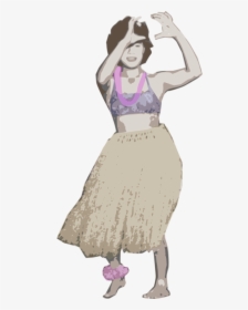 Old Style Hula Dancer - A-line, HD Png Download, Transparent PNG