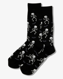 Men S Dancing Skeletons Socks   Class Slick Lazy Image - Sock, HD Png Download, Transparent PNG