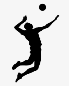 Vollyball Images Federation Of - Volleyball Silhouette Png, Transparent Png, Transparent PNG