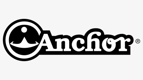 Anchor Logo Png Transparent - Black-and-white, Png Download, Transparent PNG