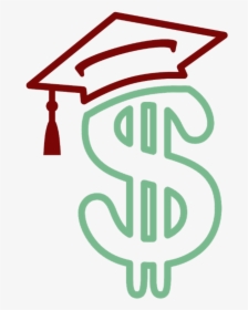 Image Of A Dollar Sign Wearing A Graduation Hat - Student Loan, HD Png Download, Transparent PNG