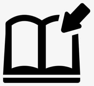 Online Education Symbol Of Opened Book Pages With An - Símbolo Educação Png, Transparent Png, Transparent PNG