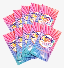 10 Seastar Sparkle Spf50 Travel Packets / Party Cake - Art Paper, HD Png Download, Transparent PNG