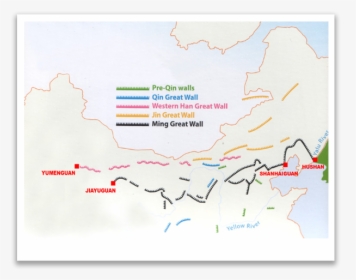 History Of The Great Wall Of China Map, HD Png Download, Transparent PNG