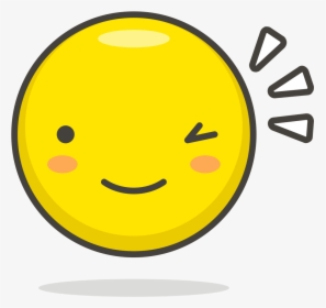 009 Winking Face - Wink Icon, HD Png Download, Transparent PNG