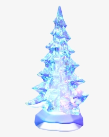 Crystal Christmas Tree, Glass Christmas Tree, Blue - Christmas Tree, HD Png Download, Transparent PNG