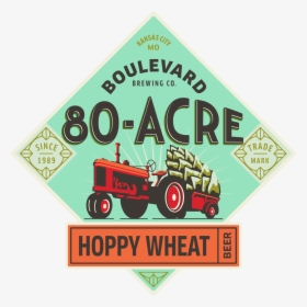 80-acre Hoppy Wheat Beer - Boulevard Brewing 80 Acre, HD Png Download, Transparent PNG