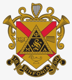 Transparent Howard University Logo Png - Phi Mu Alpha Sinfonia Crest, Png Download, Transparent PNG
