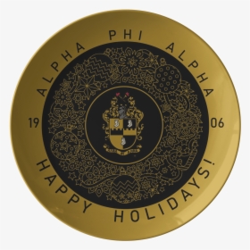 Alpha Phi Alpha Christmas Plate - Alpha Phi Alpha Shield, HD Png Download, Transparent PNG