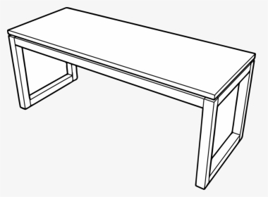 Desk,end Table,coffee Table - Coffee Table, HD Png Download, Transparent PNG
