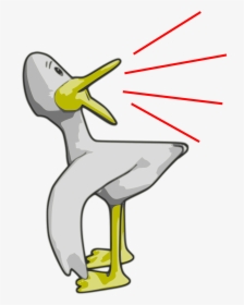 Duck Talking Cartoon, HD Png Download, Transparent PNG