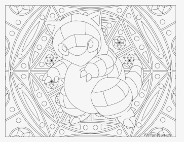 Sandshrew Coloring Page - Pokemon Adult Coloring Pages, HD Png Download, Transparent PNG