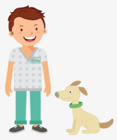 Dog Doctor Png Transparent - Doctor And Patient Clipart Png, Png Download, Transparent PNG