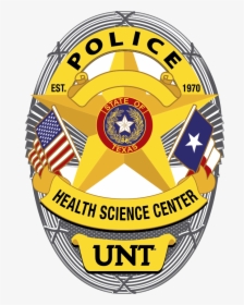 Hsc Police Badge - University Of North Texas, HD Png Download, Transparent PNG