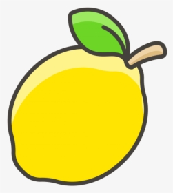 Lemon Emoji Icon Clipart , Png Download - Lemon Clipart, Transparent Png, Transparent PNG