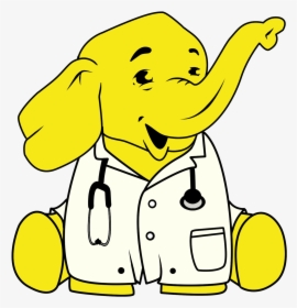 Doctor Clipart Elephant - Dr Elephant, HD Png Download, Transparent PNG