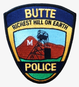 Crime Icon Patch Closeup    Class Img Responsive Owl - Butte Police Patch, HD Png Download, Transparent PNG