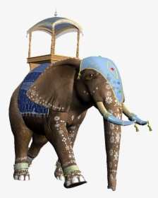 Walking Elephant Animation - Indian Elephant, HD Png Download, Transparent PNG