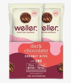 Weller Dark Chocolate Bites Single Serve 5 Bite 10, HD Png Download, Transparent PNG