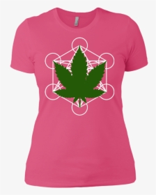 Metatron S Cube With Ganja - Maple Leaf, HD Png Download, Transparent PNG