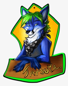 Smirk Cartoony Tatsuya Badge - Cartoon, HD Png Download, Transparent PNG