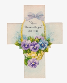 Vintage Cross Easter Cards, HD Png Download, Transparent PNG
