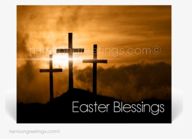 Religious Cross Happy Easter, HD Png Download, Transparent PNG