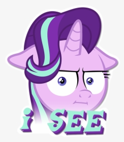 Starlight Glimmer I See Clipart , Png Download - Starlight Glimmer Meme Face, Transparent Png, Transparent PNG