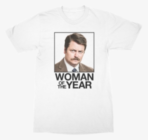 Ron Swanson Woman Of The Year Parks And Recreation - Parks And Rec T Shirts Ron Swanson, HD Png Download, Transparent PNG
