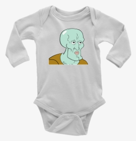 Transparent Handsome Squidward Png - Infant Bodysuit, Png Download, Transparent PNG