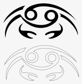Cancer Zodiac Free Png Image - Cancer Tattoo Design, Transparent Png, Transparent PNG
