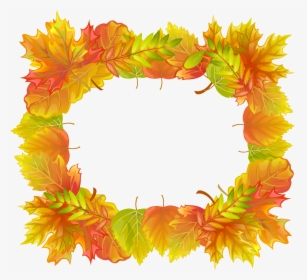 Clipart Royalty Free Download Autumn Leafs Border Png, Transparent Png, Transparent PNG
