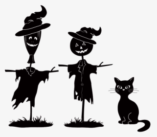 Halloween Royalty-free Silhouette Clip Art - Halloween Silhouette Clip Art, HD Png Download, Transparent PNG