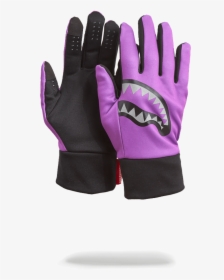 Glove,sports Gear,safety Glove,bicycle Glove,personal - Sprayground Gloves, HD Png Download, Transparent PNG