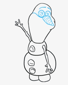How To Draw Olaf From Frozen, HD Png Download, Transparent PNG