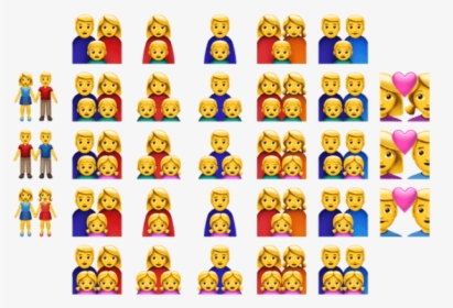 Emoji Family Png, Transparent Png, Transparent PNG