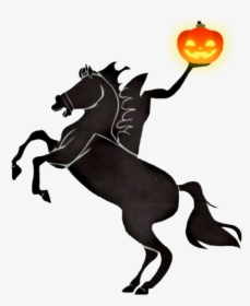 #halloween #scary #headlesshorseman #halloweeniscoming - Headless Horseman Halloween Png, Transparent Png, Transparent PNG