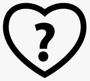 Heart With A Question Mark, HD Png Download, Transparent PNG