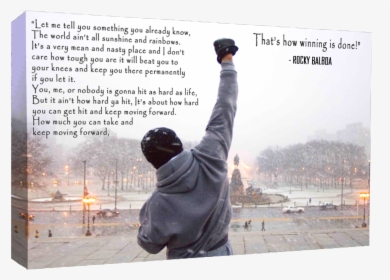Rocky Balboa Climbing The Stairs, HD Png Download, Transparent PNG