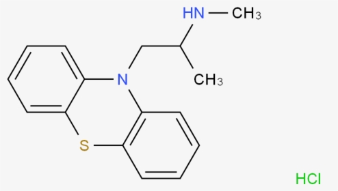 Rac N Demethyl Promethazine Hydrochloride Molecular - 4 -( Dimethylamino Phenyl Diphenylphosphine, HD Png Download, Transparent PNG