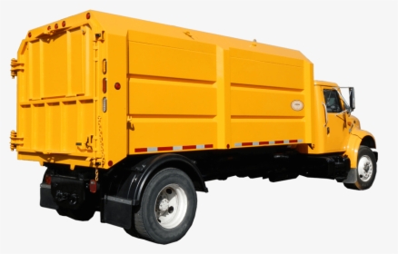 Concord Road Equipment Yellow Leaf Box Truck - Leaf Collection Equipment, HD Png Download, Transparent PNG