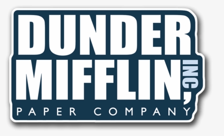 Dunder Mifflin Logo Png Page - Graphic Design, Transparent Png, Transparent PNG