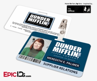 The Office Inspired - Dunder Mifflin Pam Name Tag, HD Png Download, Transparent PNG