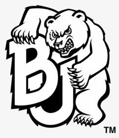 Baylor Bears Logo Black And White - Baylor Bears And Lady Bears, HD Png Download, Transparent PNG